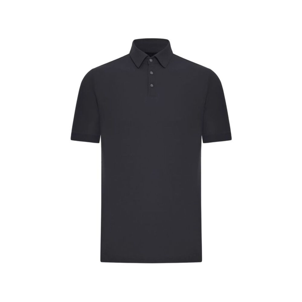 Zanone Grey Polo Shirts Men